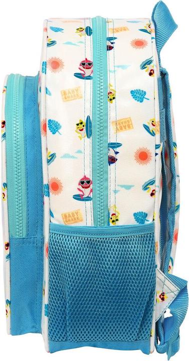Productafbeelding Pinkfong Schoolrugzak Baby Haai Surf Blauw Wit 26 x 34 x 11 cm