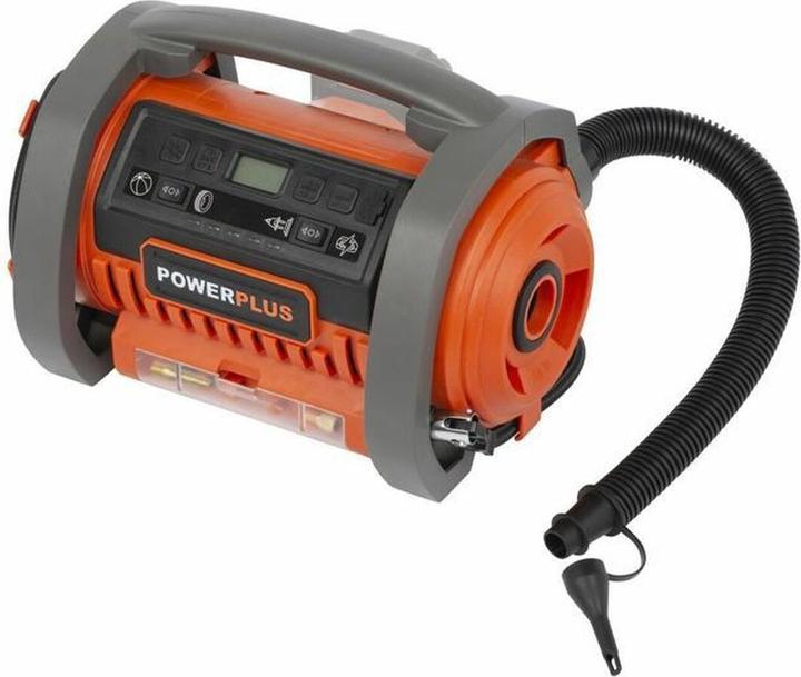 Produktbild Powerplus Dual Power Luftpumpe 20V + 220V (NO BATT.)