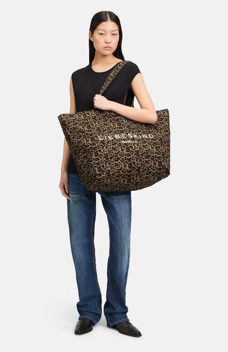 Produktbild Liebeskind Berlin Shopper Shopper aus Canvas mit Leo-Muster