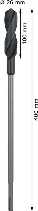 Image du produit Bosch Professional Zubehör Foret d'installation PRO Wood HSS, 26 x 100 x 400 mm (26 mm)