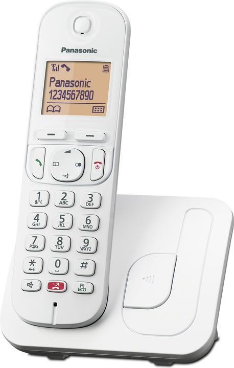 Actual product image Panasonic Wireless Telephone Kx-Tgc250spw White