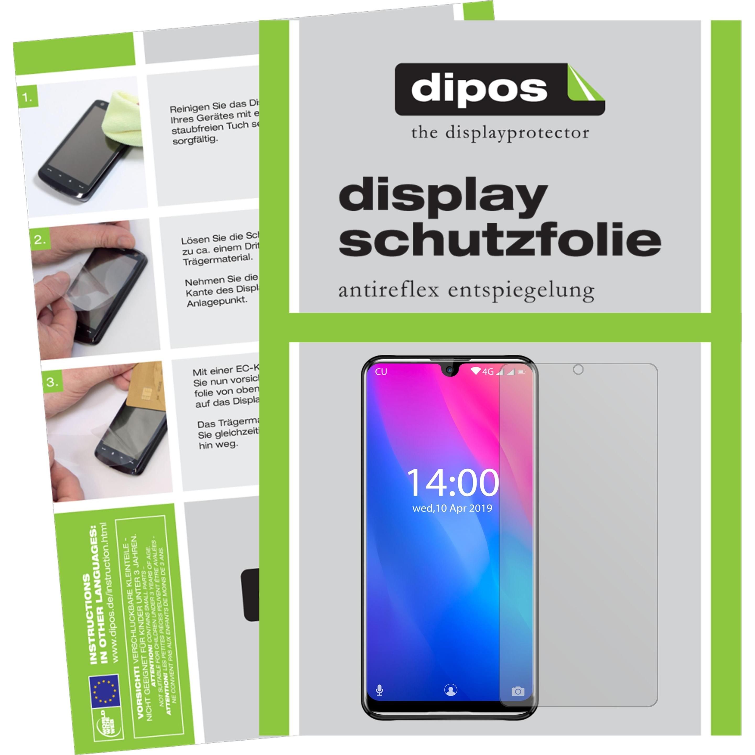 Dipos Displayschutzfolie Antireflex (5 Stück, LG K9), Smartphone Schutzfolie, Transparent