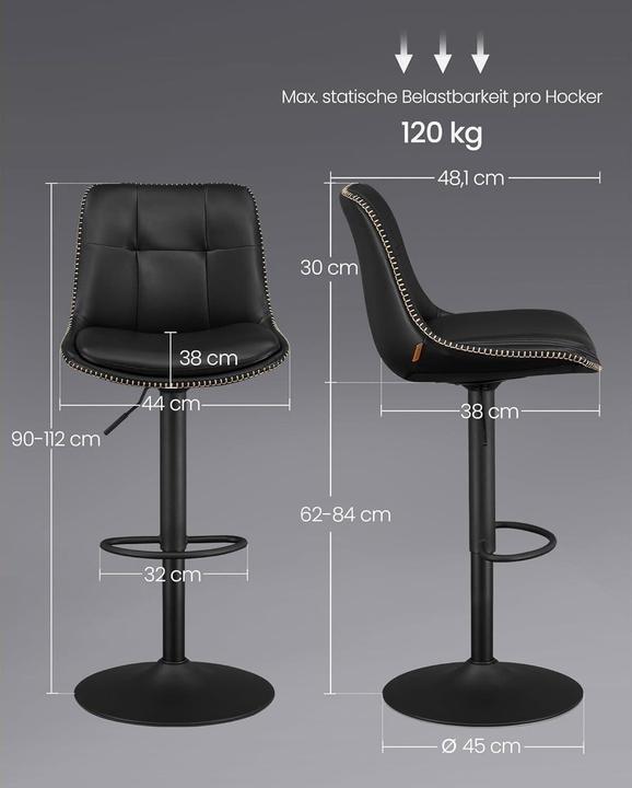 Actual product image Vasagle Beatrice set of 2