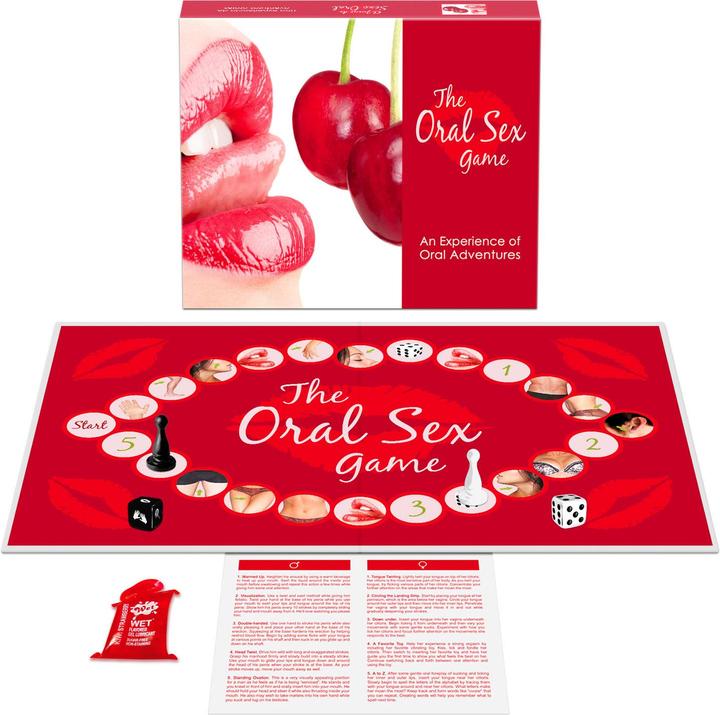 Produktbild Kheper Games The Oral Sex Game (Würfelspiel, Englisch, Deutsch, Niederländisch, Spanisch)