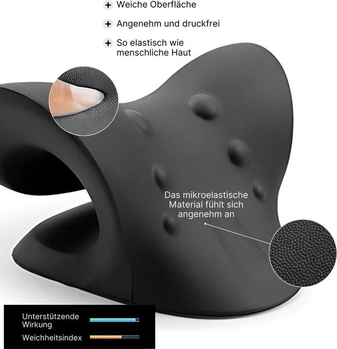 Produktbild Hermex Nackenstützkissen Massagekissen Nackenkissen Nacken-Massagekissen Nackenstütze