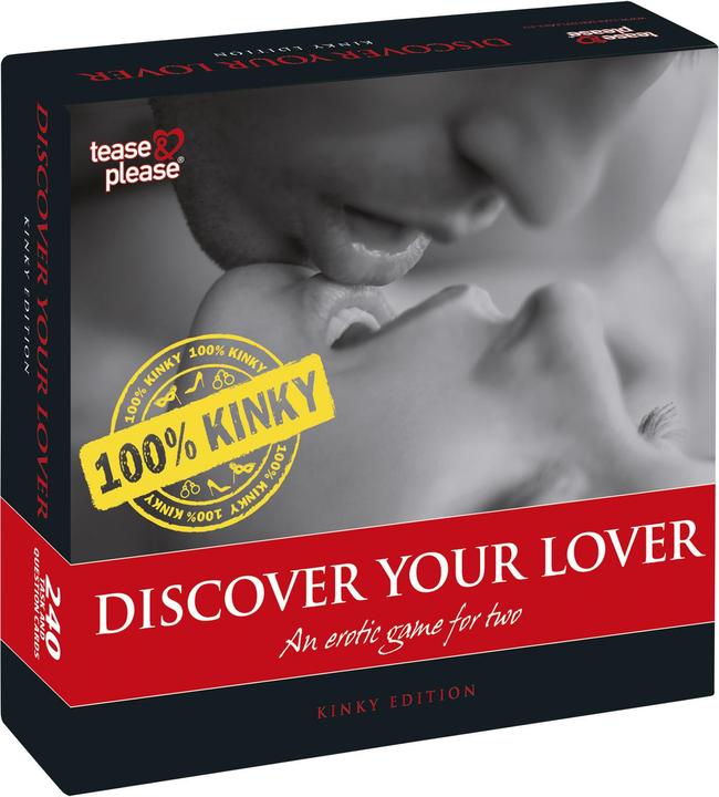 Actual product image tease & please Discover Your Lover 100% Kinky (Deck of cards, English)