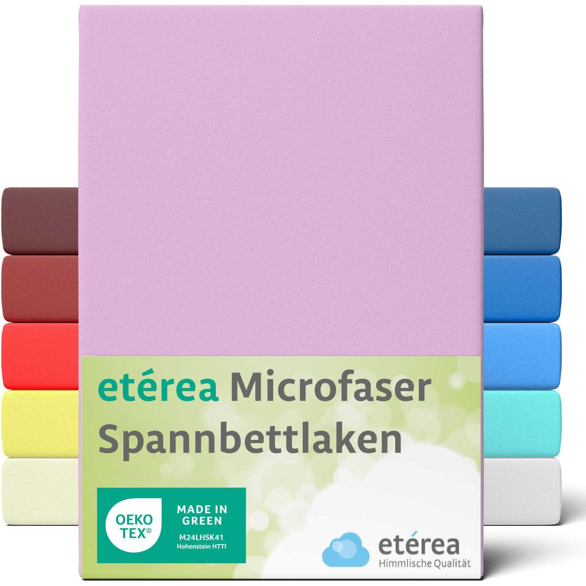 Etérea, Fixleintuch, Microfaser Jersey Spannbettlaken (60 x 120 cm, 70 x 140 cm)