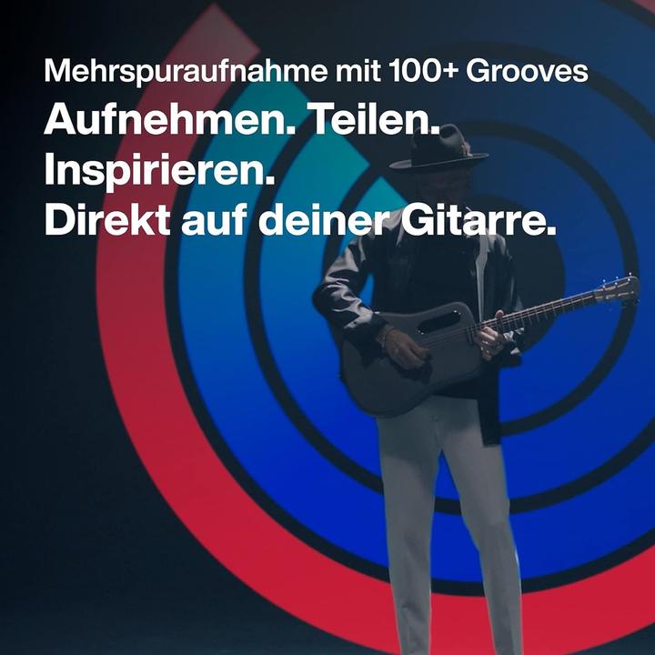 Actual product image Lava Music Me 3 Guitar 36 Inch With Spacebag White (Acoustic guitar, Carbon fibre body and neck, Fingerboard: HPL (High-Pressure Laminate), Top: Super AirSonic carbon fibre composite material)