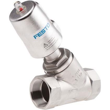 Festo, Raccordo per tubo flessibile, G1 1/2 Angle Seat Valve 2/2 way, 6 bar