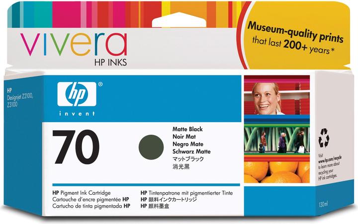 Actual product image HP 70 (MBK)