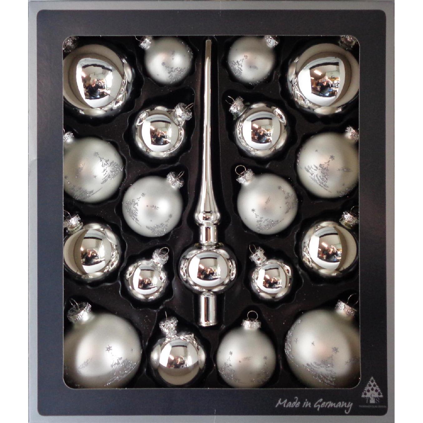 Depesche, Christbaumschmuck, Becher TOPModelGLITTER QUEEN (19 -teilig)