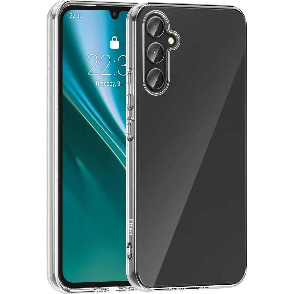 Etteri Klarsichthülle für Samsung Galaxy A34 5G (Samsung Galaxy A34 5G), Smartphone Hülle, Transparent