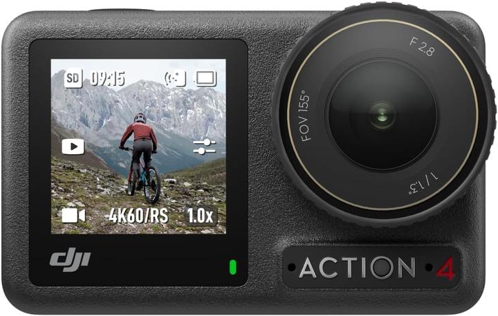 Actual product image DJI Action-Kamera 4K/120fps mit Low-Light-Aufnahmen (120p, Wi-Fi, Bluetooth)