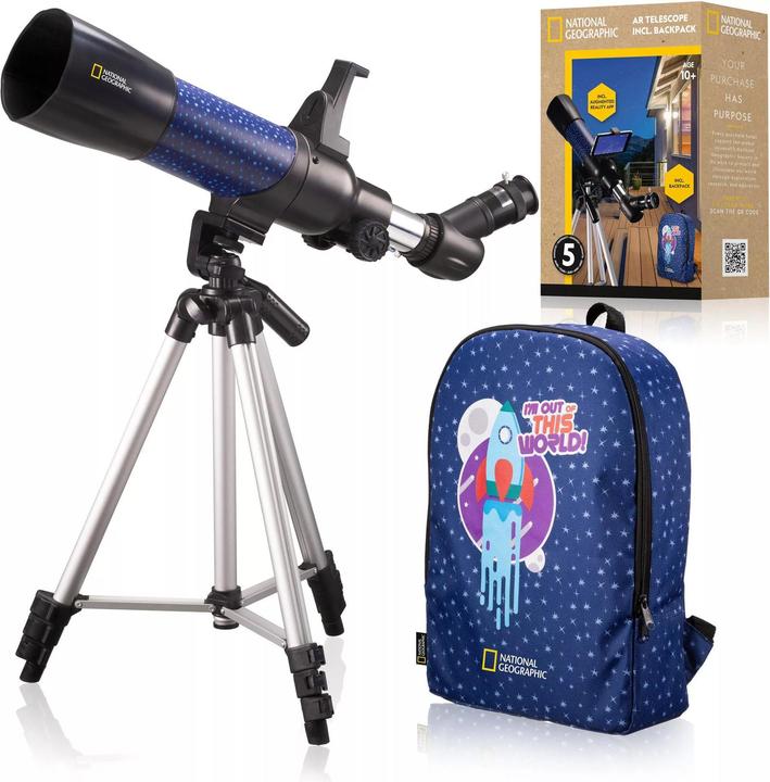 National Geographic Junior Telescoop - 70/400 - App avec fonction de zoom