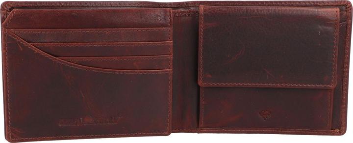 Actual product image Greenburry Rugged wallet RFID protection leather 12.5 cm
