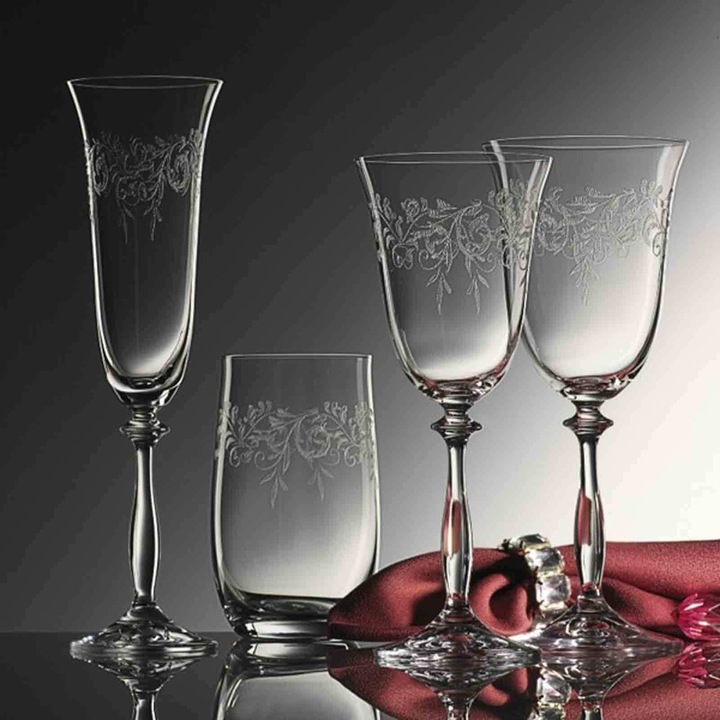 Produktbild Bohemia Weissweingläser Romance (25 cl, 6 Gläser, Weissweingläser)