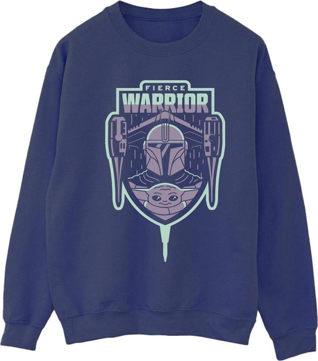 Produktbild Star Wars The Mandalorian Fierce Warrior Patch Sweatshirt (XXL)