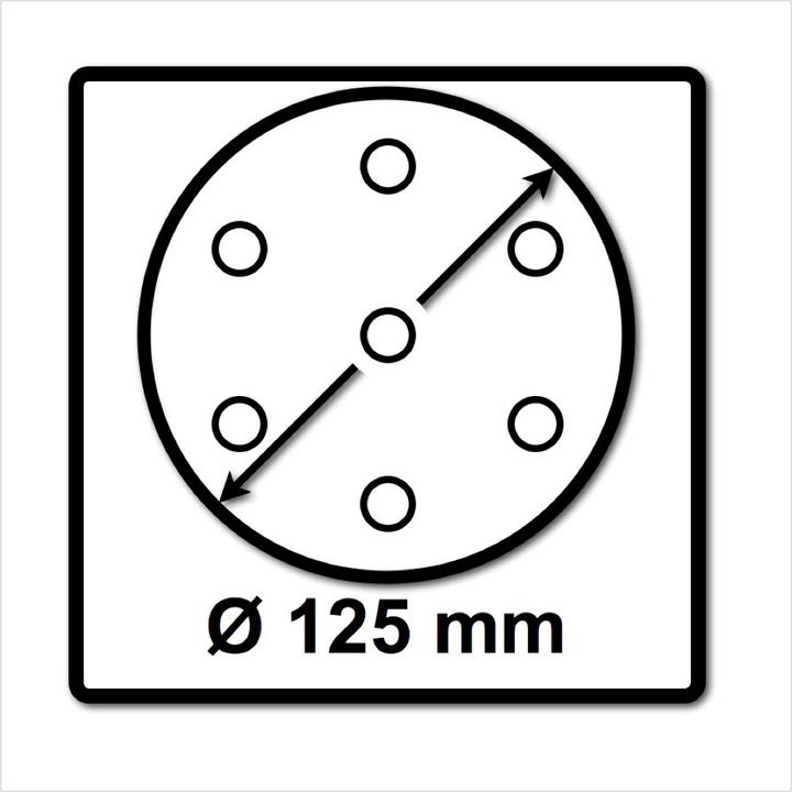 Image du produit Festool Abrasif STF D125/8 P150 GR/100 (P150)