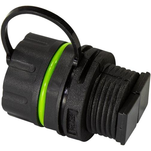 LogiLink Wasserdichter LC-Duplex Steckverbinder mit Schutzkappe (Netzwerk Kupplung), Netzwerk Zubehör