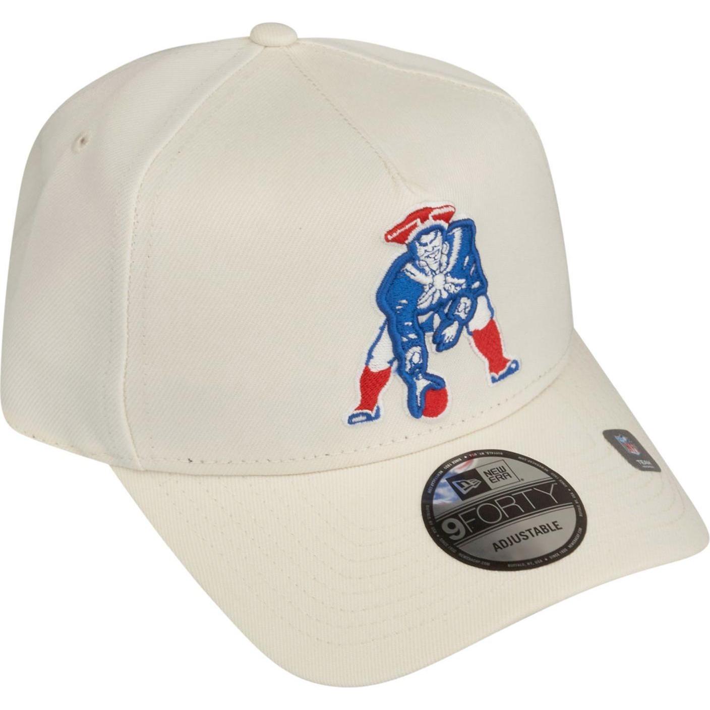 Thumbnail - New Era, Herren, Cap, 9Forty A-Frame Cap - New England Patriots chrome, Beige, (One Size)