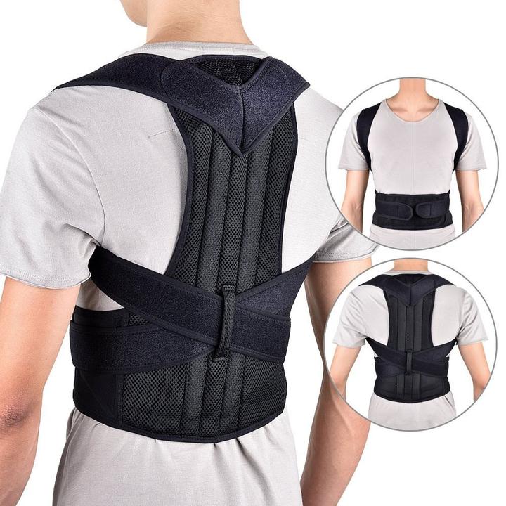 Produktbild Stride Geradehalter XL Rückenstütze Haltungsunterstützung für Männer und Frauen Schwarz (XL)