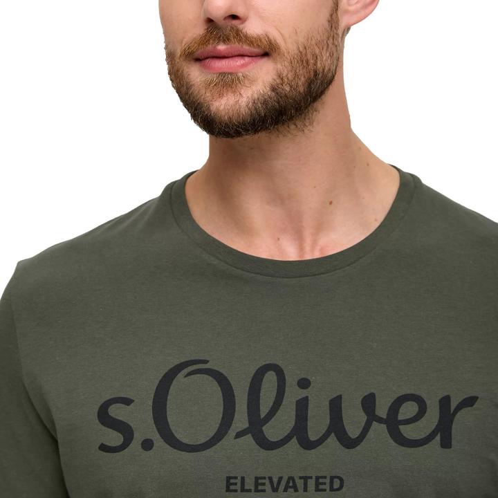 Actual product image S.Oliver T-Shirt Casual Bequem sitzend Logo T-Shirt (3XL)