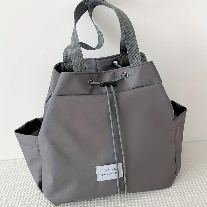 Only-Bags.Store Casual Drawstring Sac à dos, sac à bandoulière léger, style BCBG Sac d'école portable