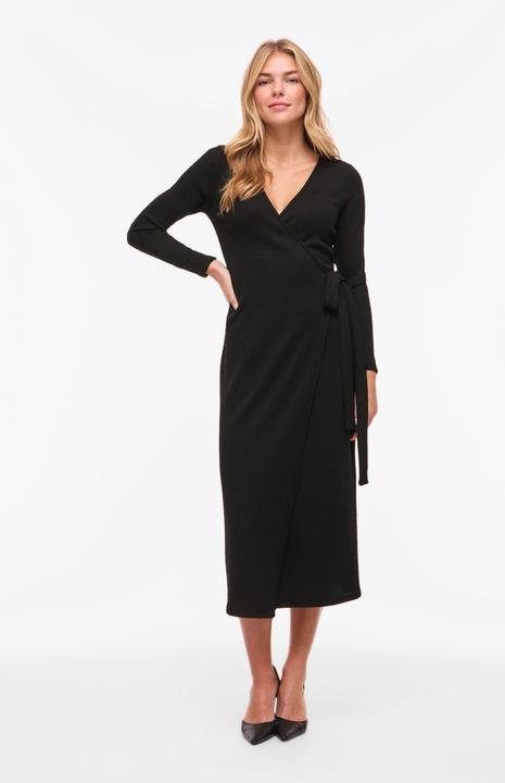 Produktbild Vila VIRAFFI Midi Kleid mit V-Ausschnitt (M)