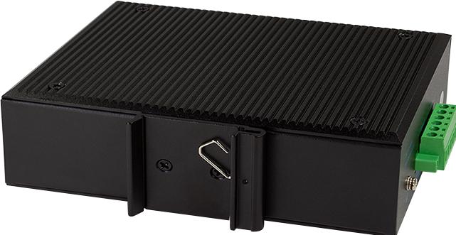 Actual product image LogiLink NS203P Industrial Gigabit Ethernet Switch 8-Port 10/100/1000 Mbps with PoE DIN Rail Mo (8 ports)