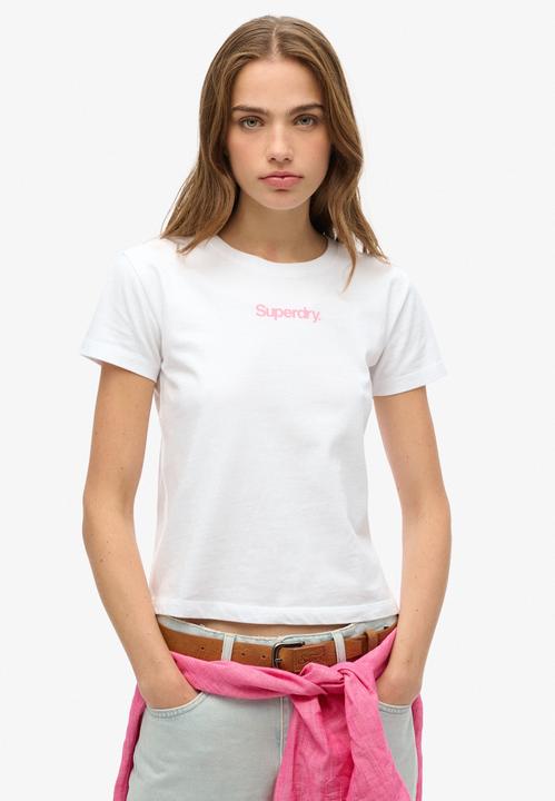 Produktbild Superdry Figurbetontes Core City T-Shirt mit Logo (12XL)