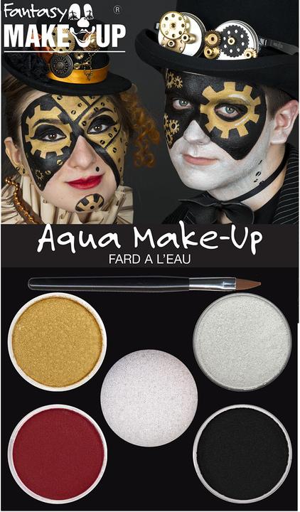 Actual product image Festartikel Müller Steampunk Aqua Make Up Set