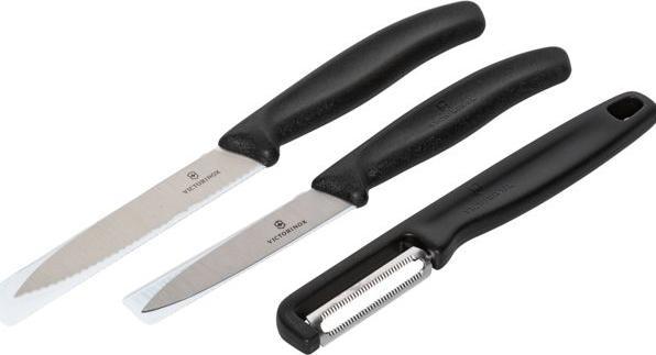 Produktbild Victorinox Gemüsemesser m.I-Sch. sw 3t. (10 cm)