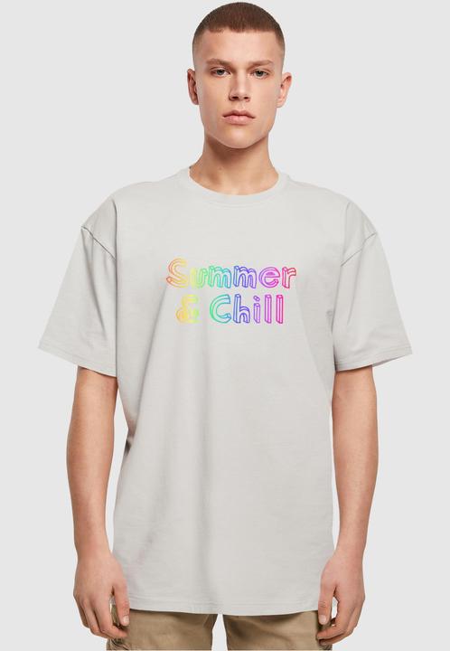 Produktbild Merchcode Summer And Chill Rainbow Heavy Oversized Tee - 117931 (4XL)