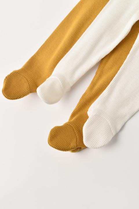 Actual product image BabyCosy 2 Pcs Footed Pant (56)