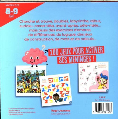 Immagine prodotto 100 jeux : 8-9 ans (Francese, Lebrun Sandra, 2024)