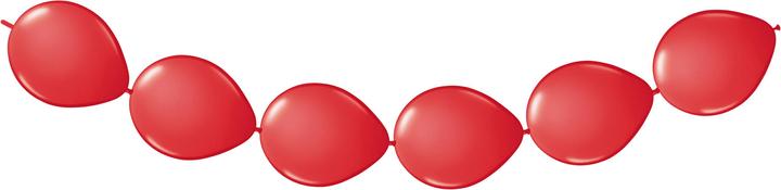 Image du produit Folat Ballons bouton rouge (8 x)