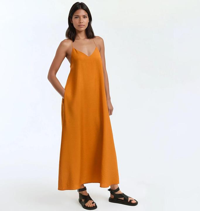 Image du produit La Redoute Collections Maxikleid mit schmalen Trägern (36)