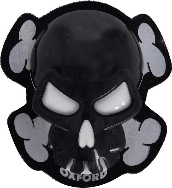 Oxford Skull Knee Sliders Black (One Size)
