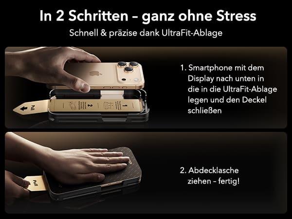 Actual product image ESR Corning UltraFit (3 pack) (3 pcs., Apple iPhone 17 Pro)