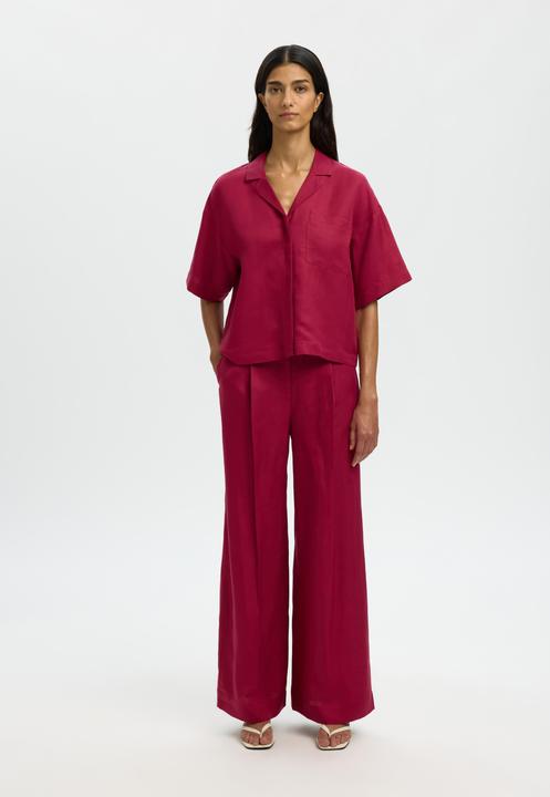 Immagine prodotto Selected Kurzarm Bluse aus Leinengemisch (38)