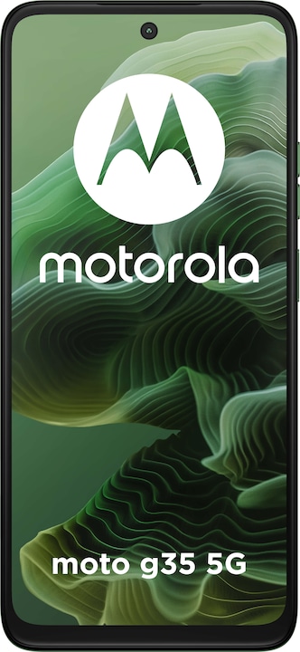 Motorola Moto g35 5G 4-256Gb 6.72" 120Hz (256 GB, Leaf Green, 2.65", Dual SIM, 50 Mpx, 5G)