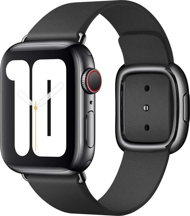 Actual product image EKO Watch strap genuine leather black (16 mm, Genuine leather)