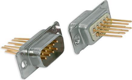Conec 25 pole D-sub male Wire-Wrap connector