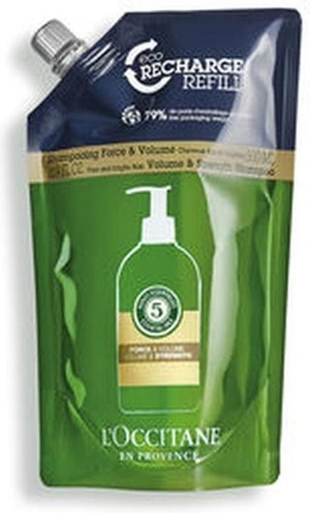 L'Occitane Aroma Force & Vol Eco Recharge Shampoo (500 ml, Flüssiges Shampoo)