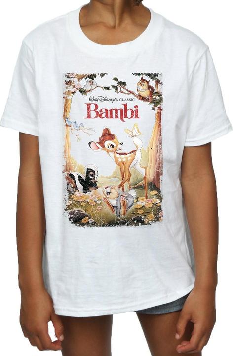 Produktbild Disney Bambi Retro Poster TShirt Mädchen (116)