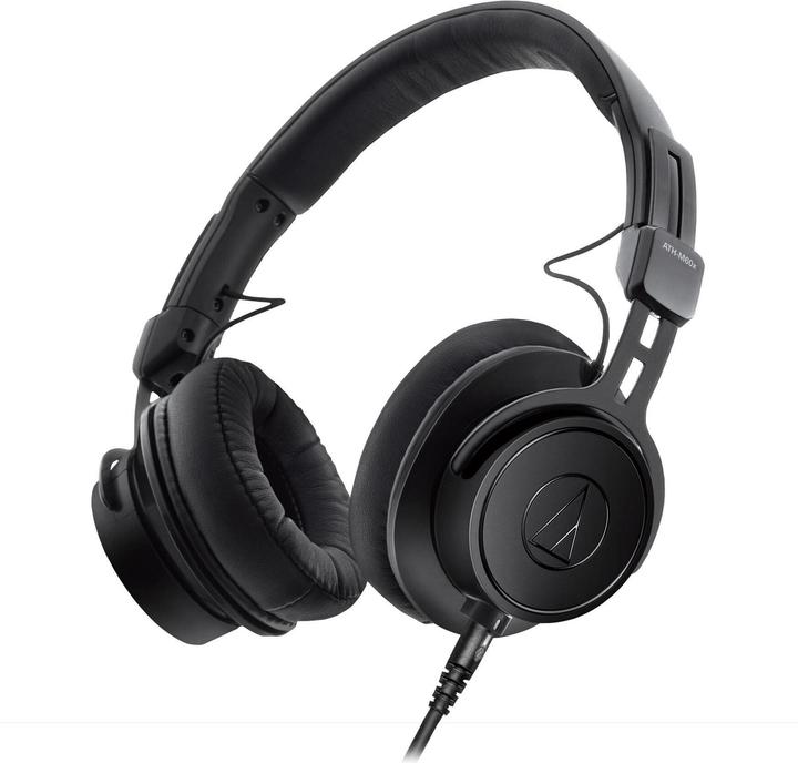 Audio-Technica ATH-M60x Headphones, black (No noise cancellation, Cable)