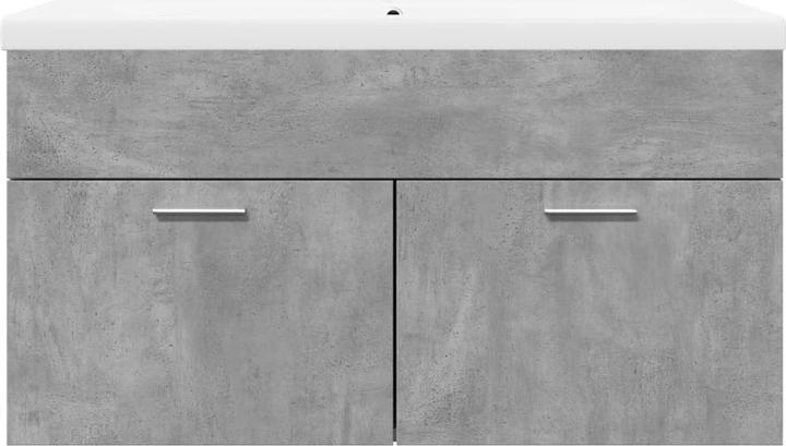 Produktbild vidaXL Waschbeckenunterschrank Wand Unterschrank Badschrank mit Einbaubecken