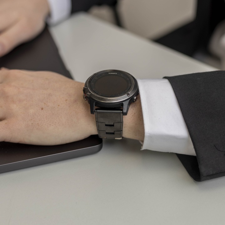 Produktbild Strap-it Titanarmband (Titan, 6x, fenix 5X)