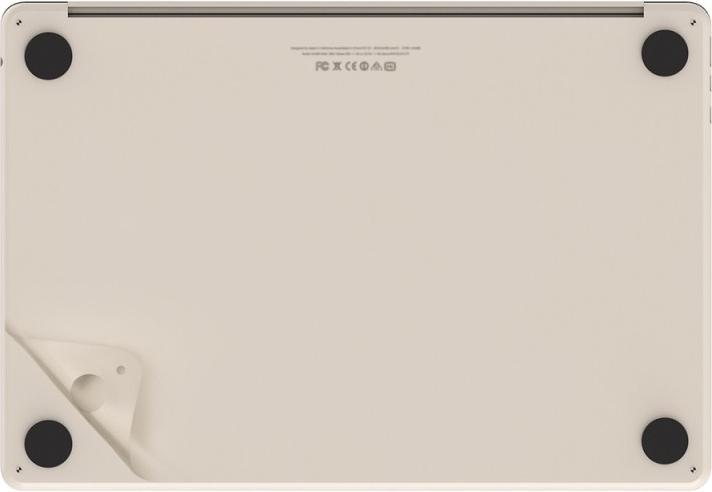 Immagine prodotto JCPAL MacGuard Two-in-One Skin Set for MacBook Air 15" (M2 2023, M3 2025 & M4 2025) - Starlight (15", Apple)