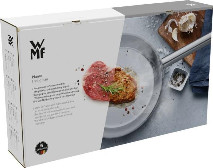 Immagine prodotto WMF Padella in acciaio inox 28 cm Pan Gourmet Plus Induction Non rivestita (28 cm, Padella per friggere, Acciaio inossidabile)